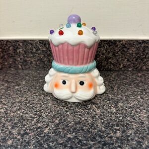 Cupcake Pastel Light Up Nutcracker Decor